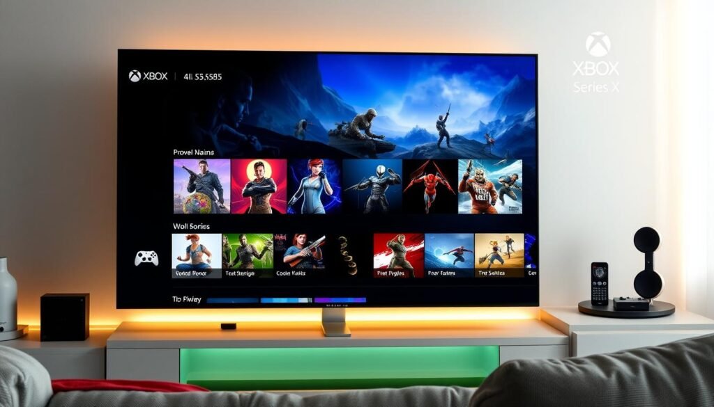Xbox Series X user interface